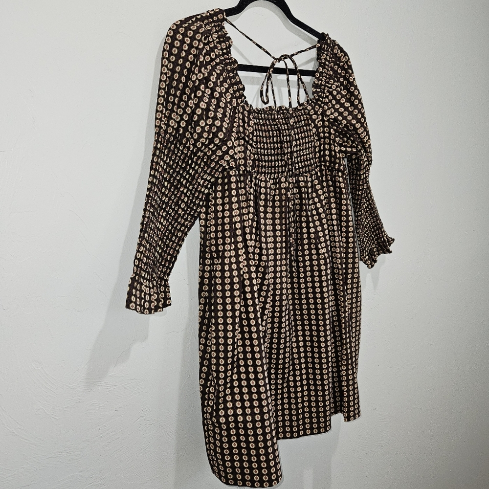 NWT! Revolve Free People Dress Star Dip Mini Black Combo Women's Small Dress NEW - Picture 13 of 16